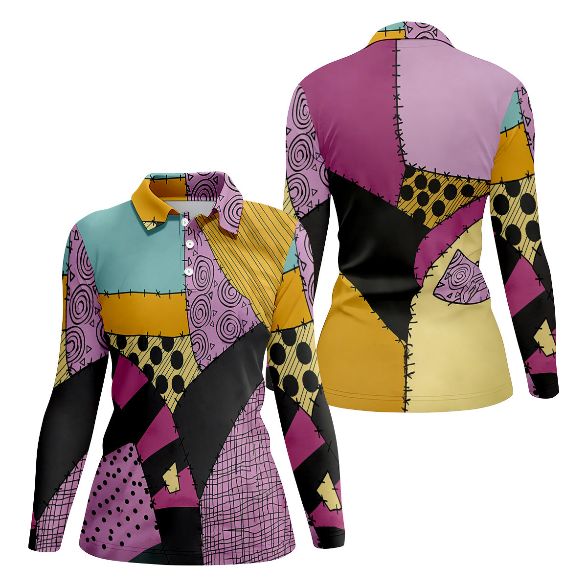 STYLE:Long Sleeve Polo Shirt