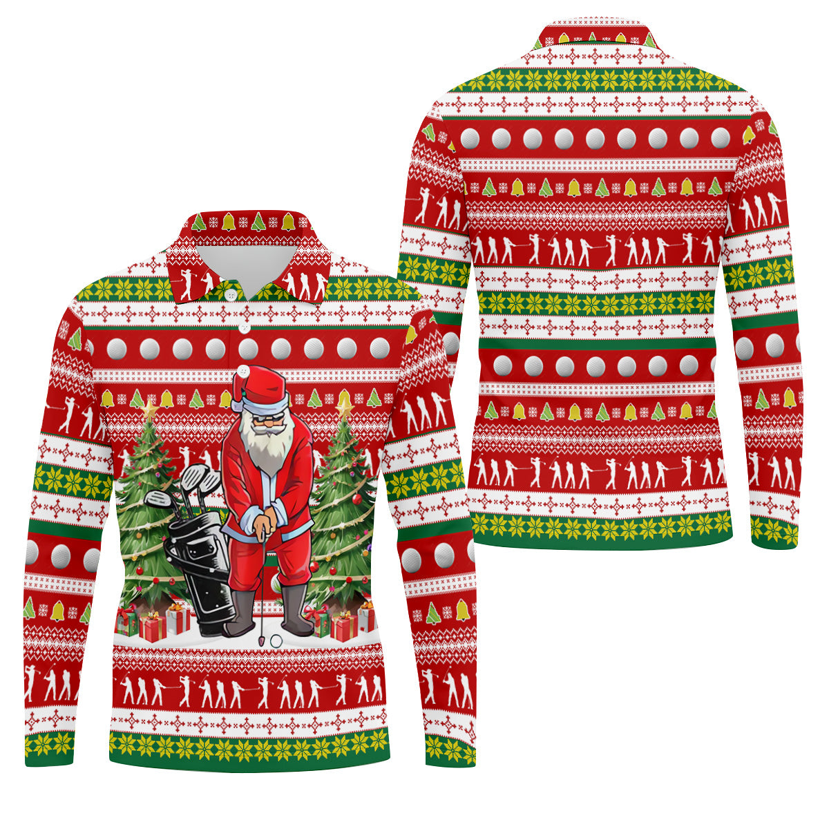 STYLE:Long Sleeve Polo Shirt