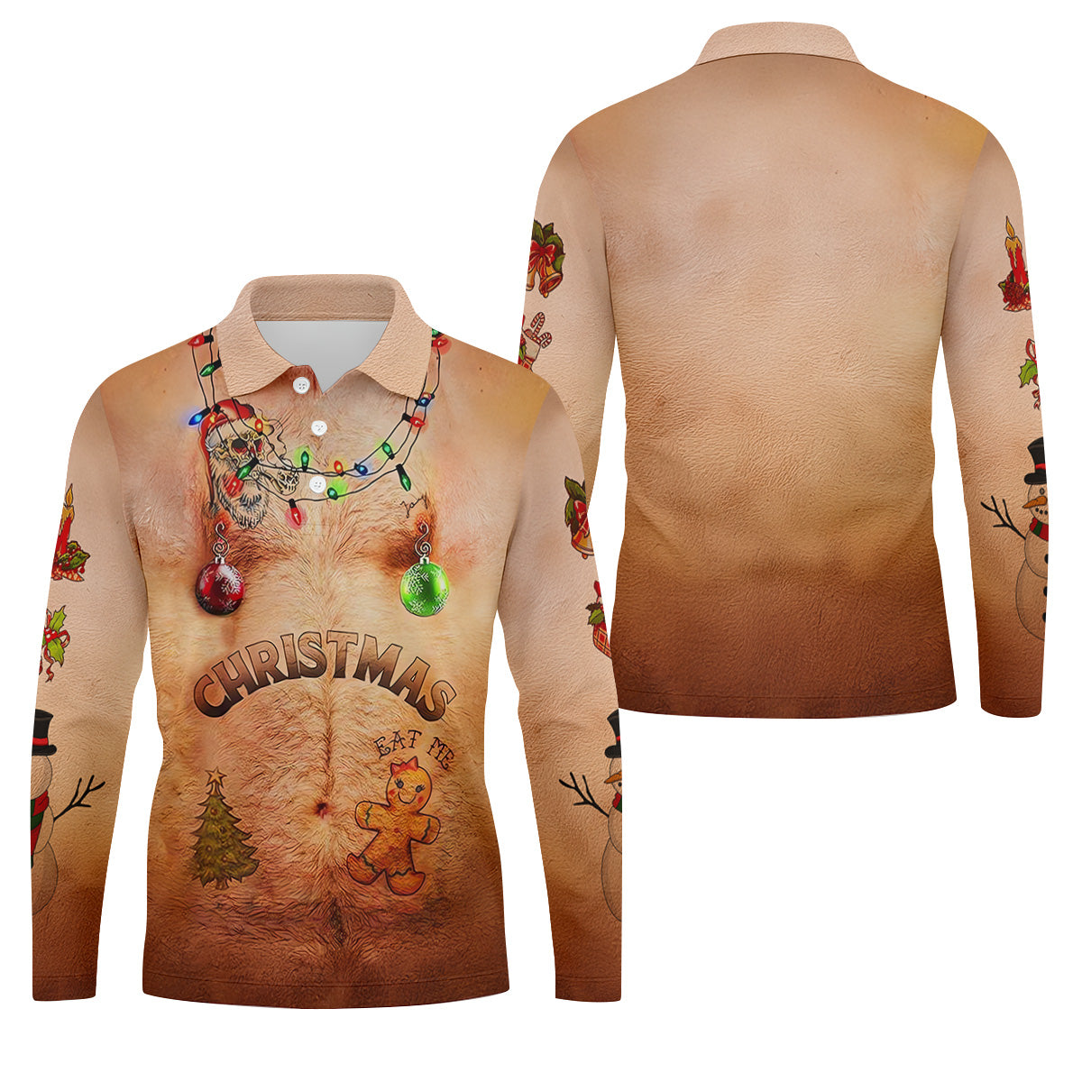 STYLE:Long Sleeve Polo Shirt