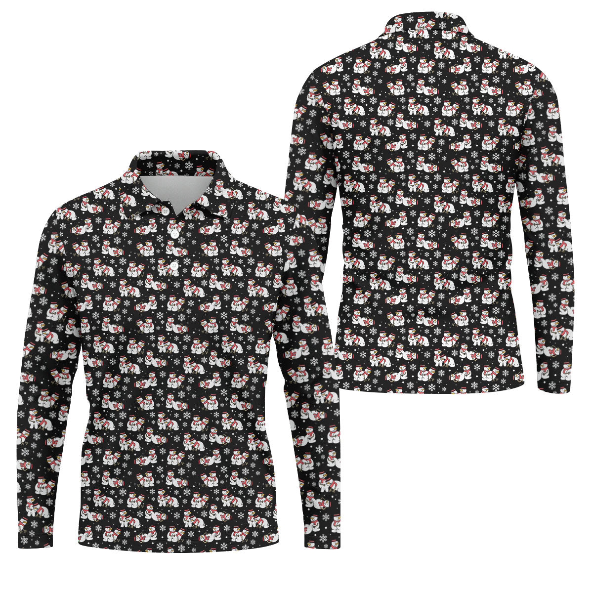 STYLE:Long Sleeve Polo Shirt