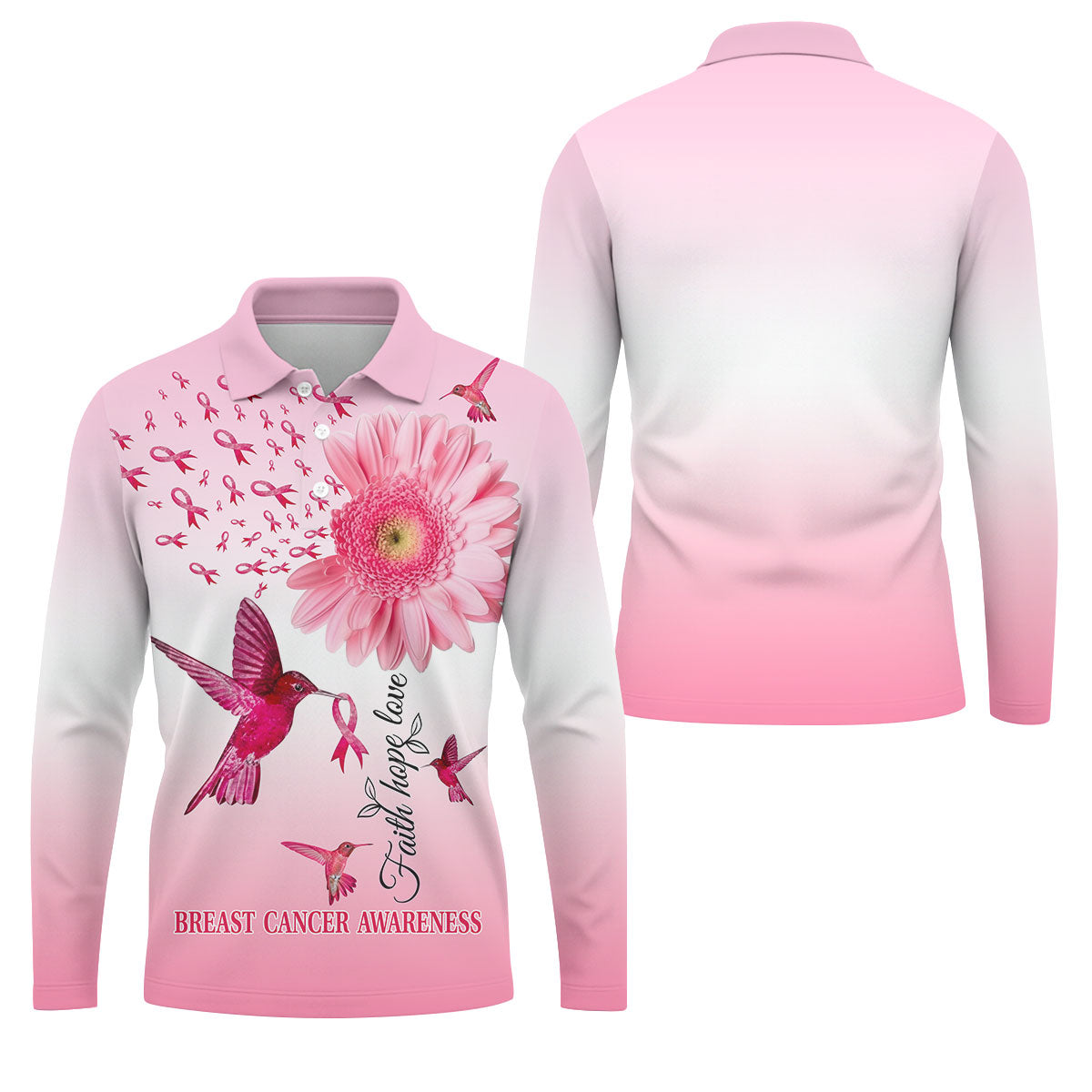 STYLE:Long Sleeve Polo Shirt