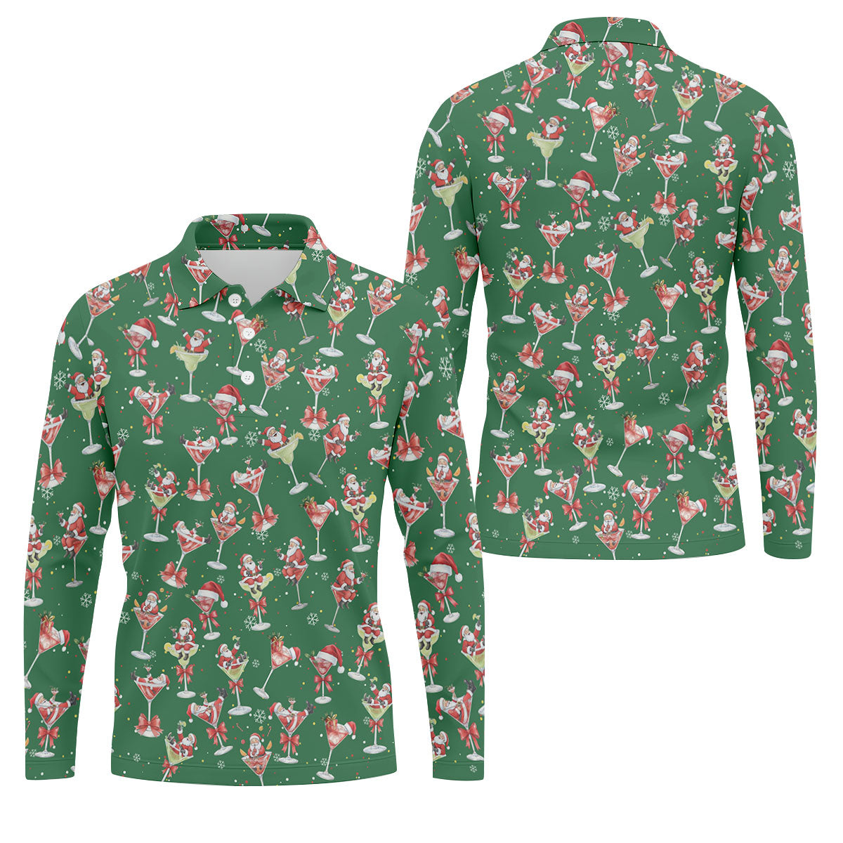 STYLE:Long Sleeve Polo Shirt