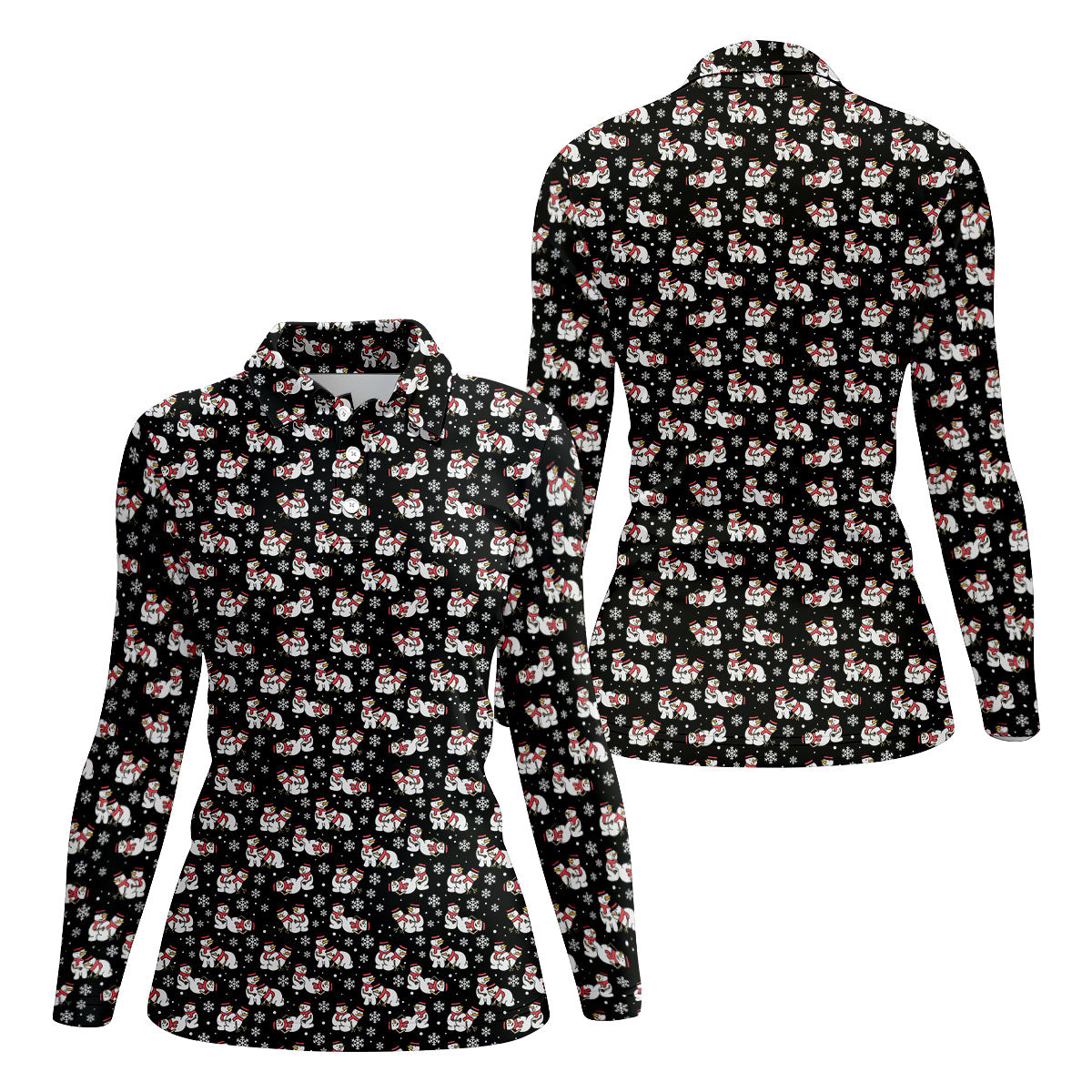 STYLE:Long Sleeve Polo Shirt