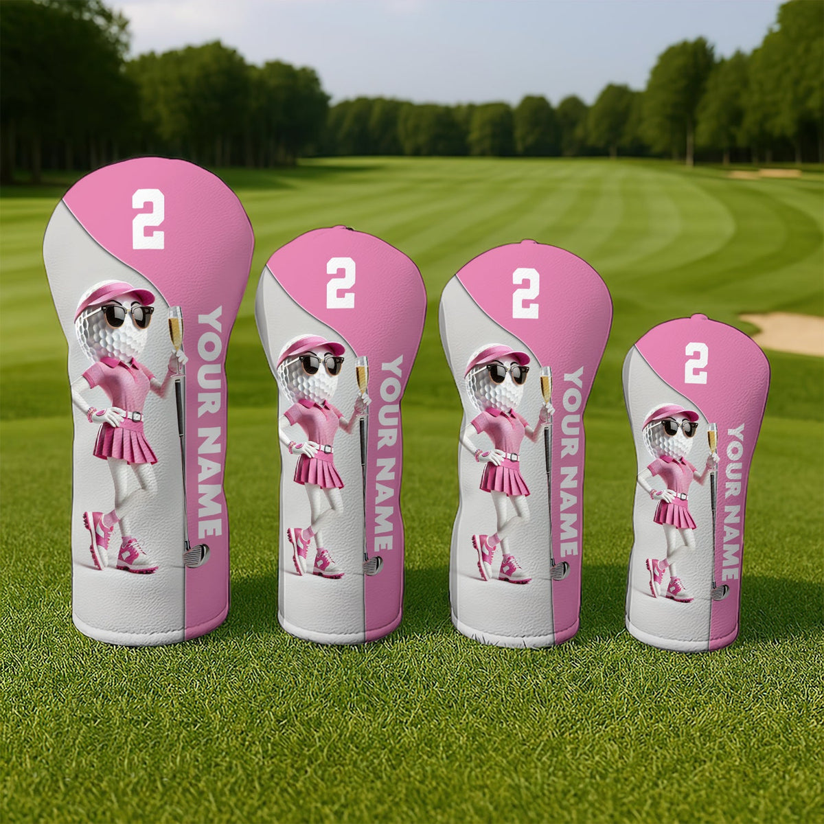 Funny Golf Head Covers - Custom Golf Headcovers Gift - View 2