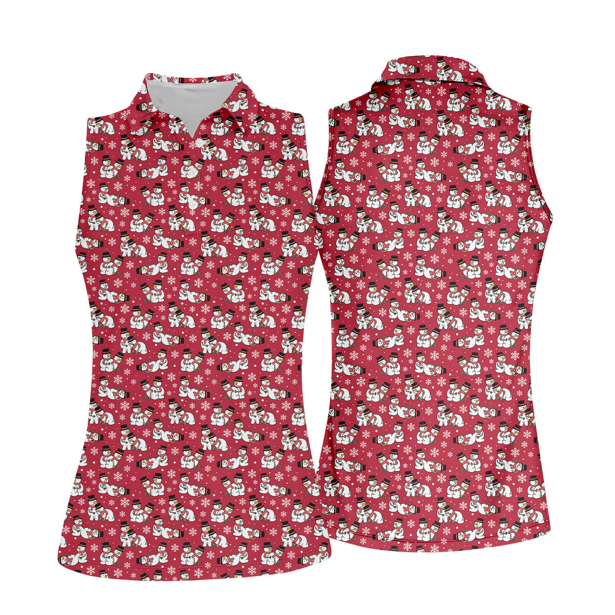 STYLE:Sleeveless Polo Shirt