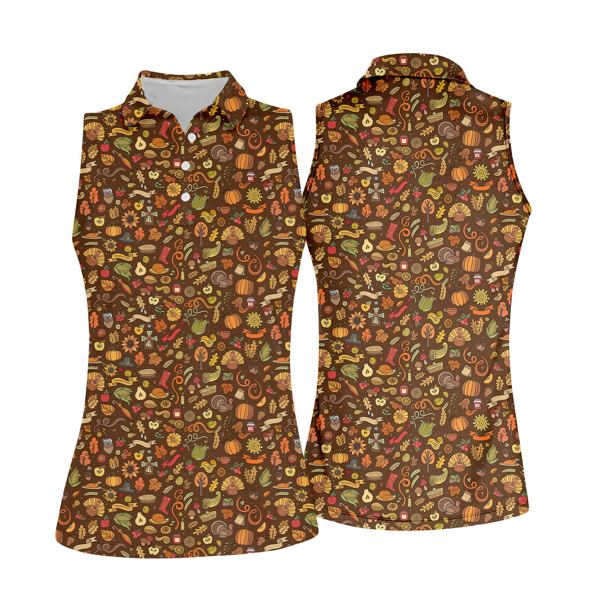 STYLE:Sleeveless Polo Shirt