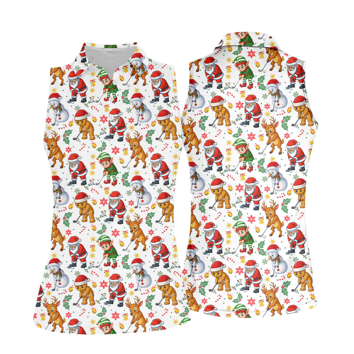 STYLE:Sleeveless Polo Shirt
