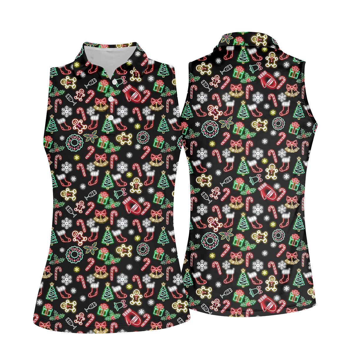 STYLE:Sleeveless Polo Shirt