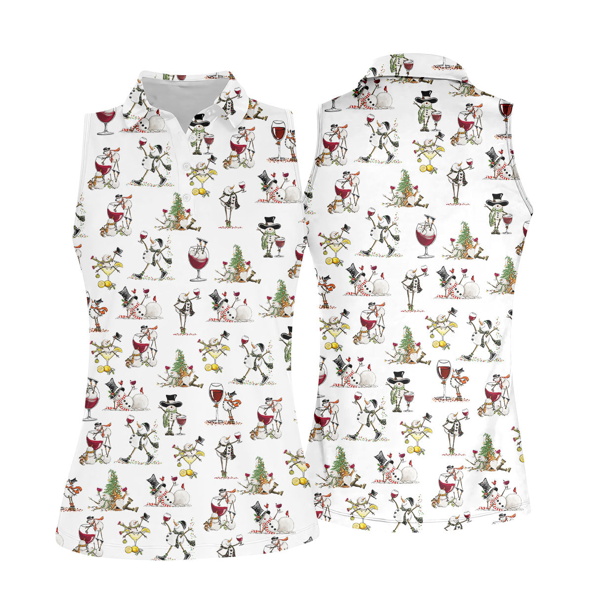 STYLE:Sleeveless Polo Shirt