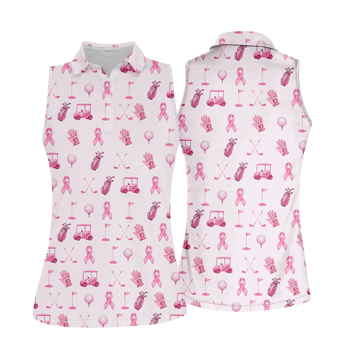 STYLE:Sleeveless Polo Shirt