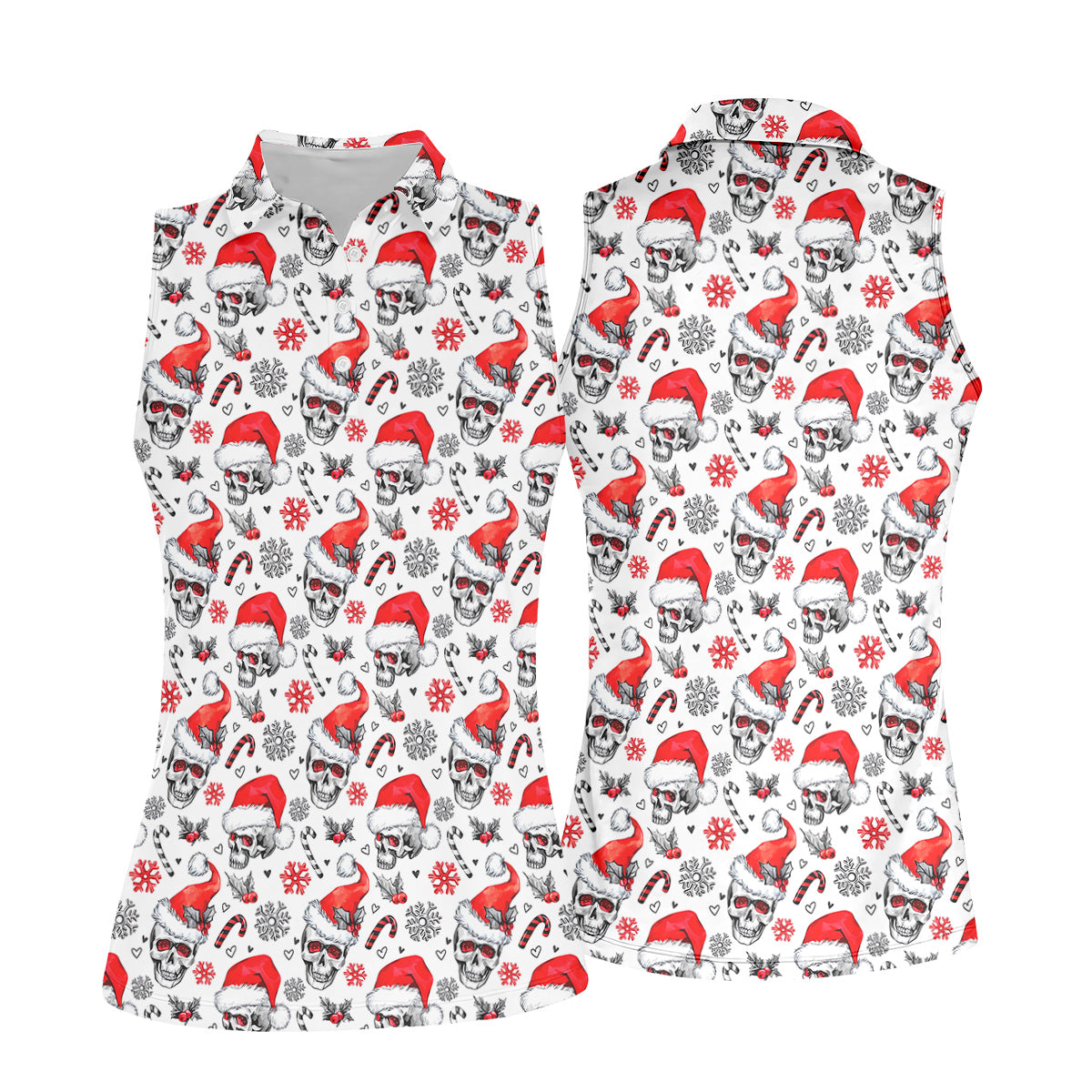 STYLE:Sleeveless Polo Shirt