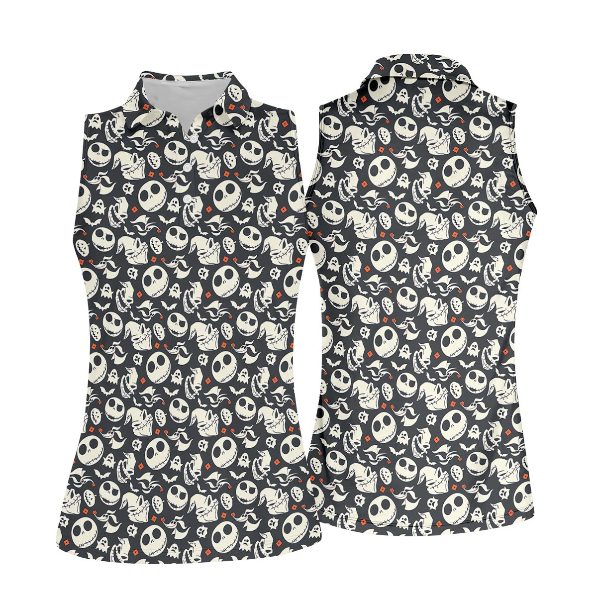 STYLE:Sleeveless Polo Shirt