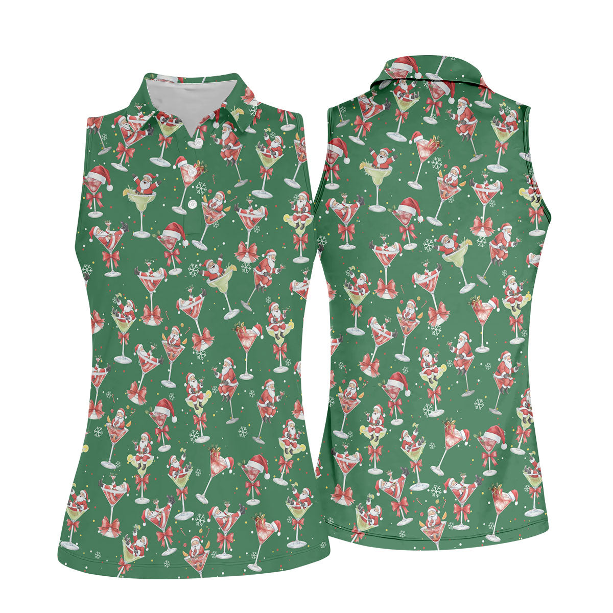 STYLE:Sleeveless Polo Shirt