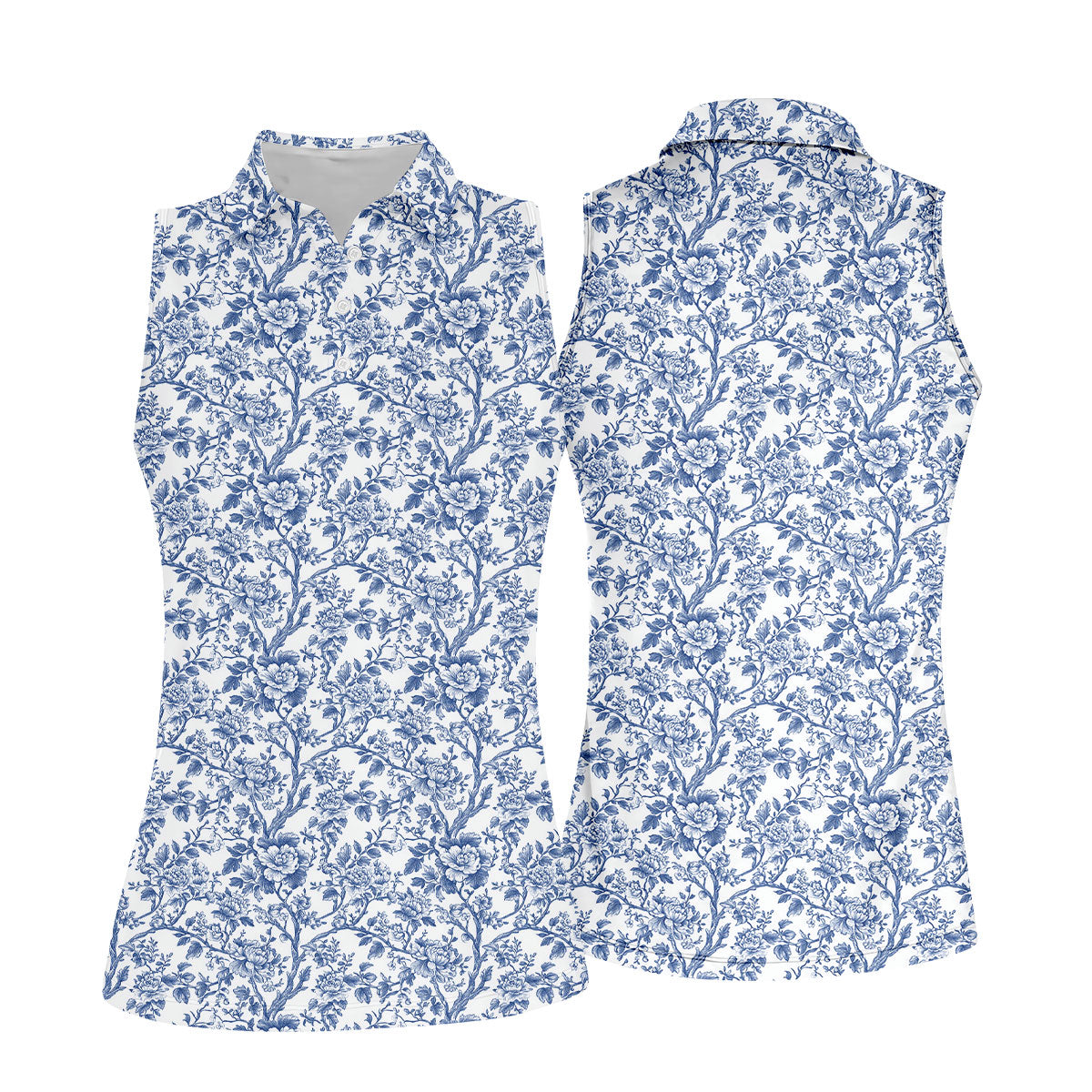 STYLE:Sleeveless Polo Shirt