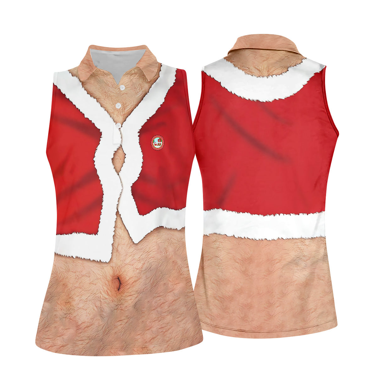 STYLE:Sleeveless Polo Shirt