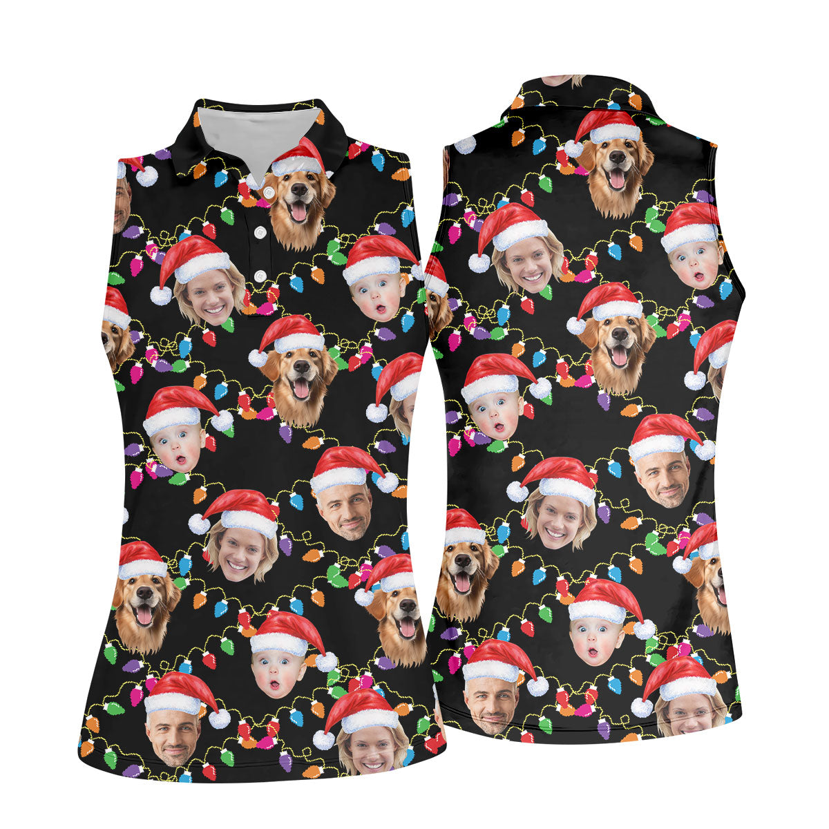 STYLE:Sleeveless Polo Shirt