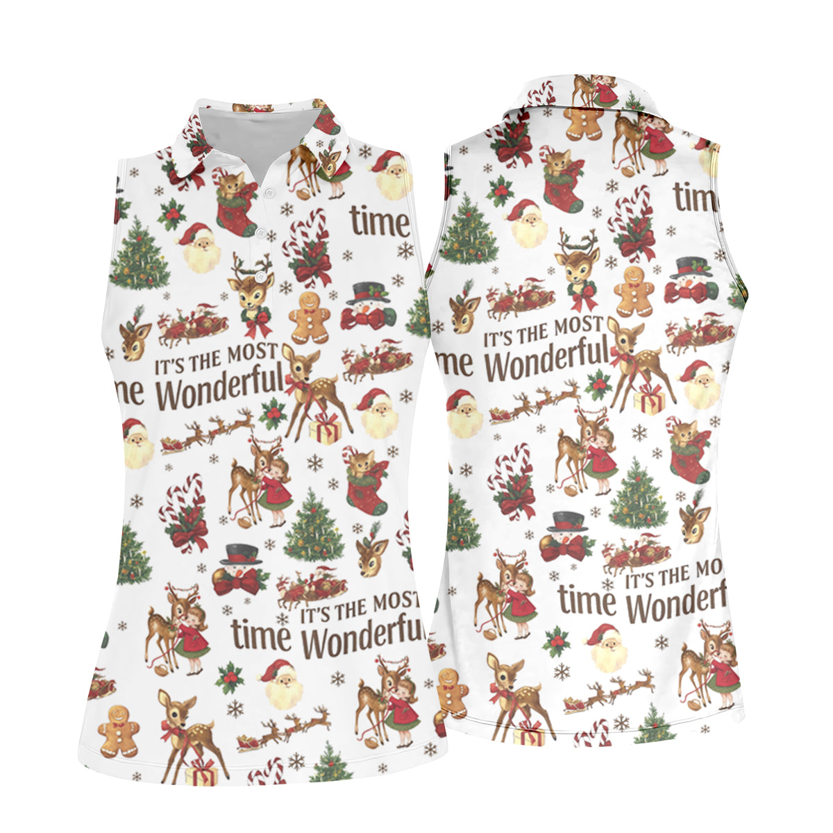 STYLE:Sleeveless Polo Shirt