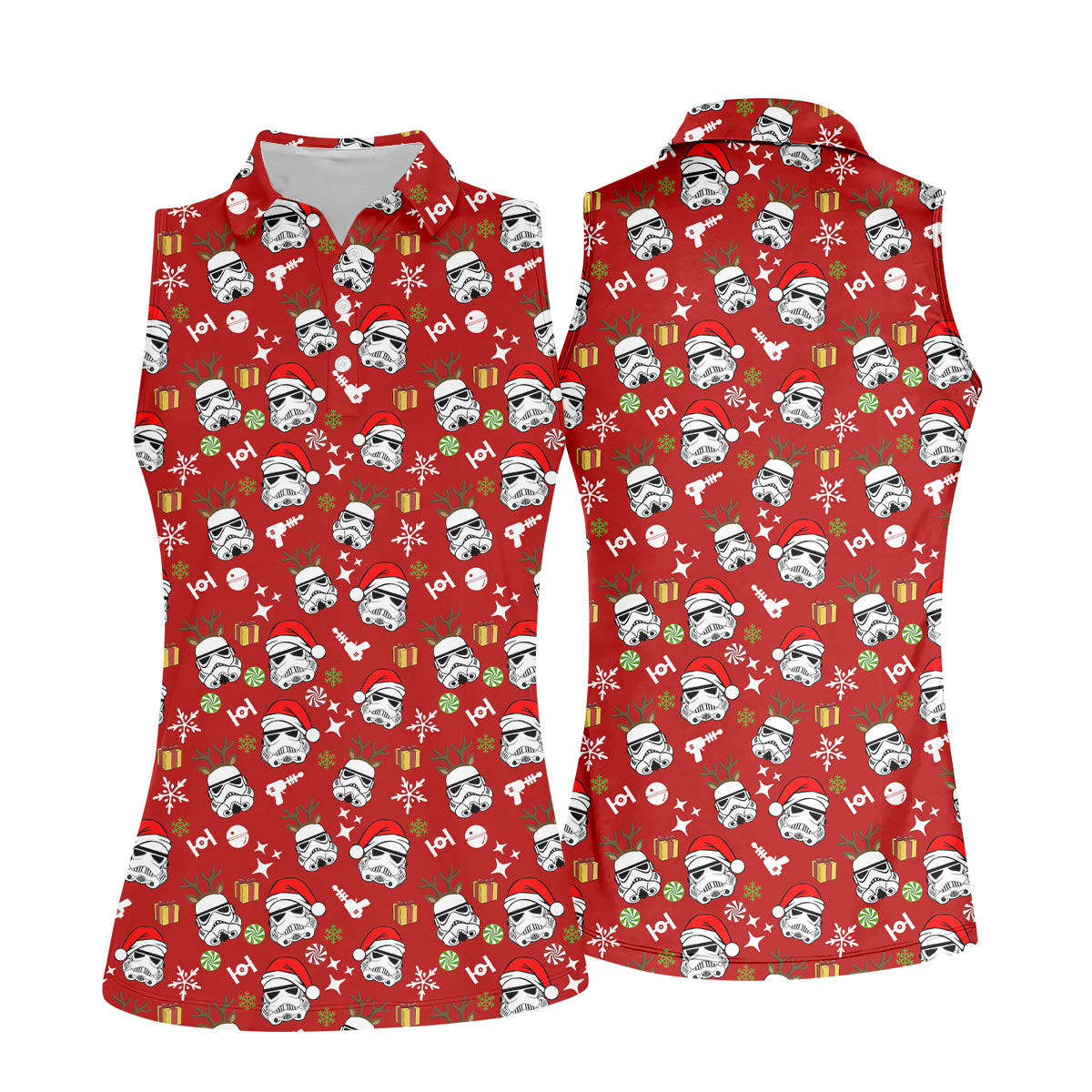 STYLE:Sleeveless Polo Shirt