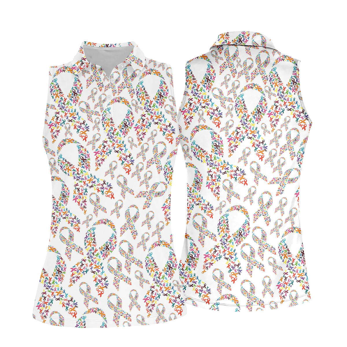 STYLE:Sleeveless Polo Shirt