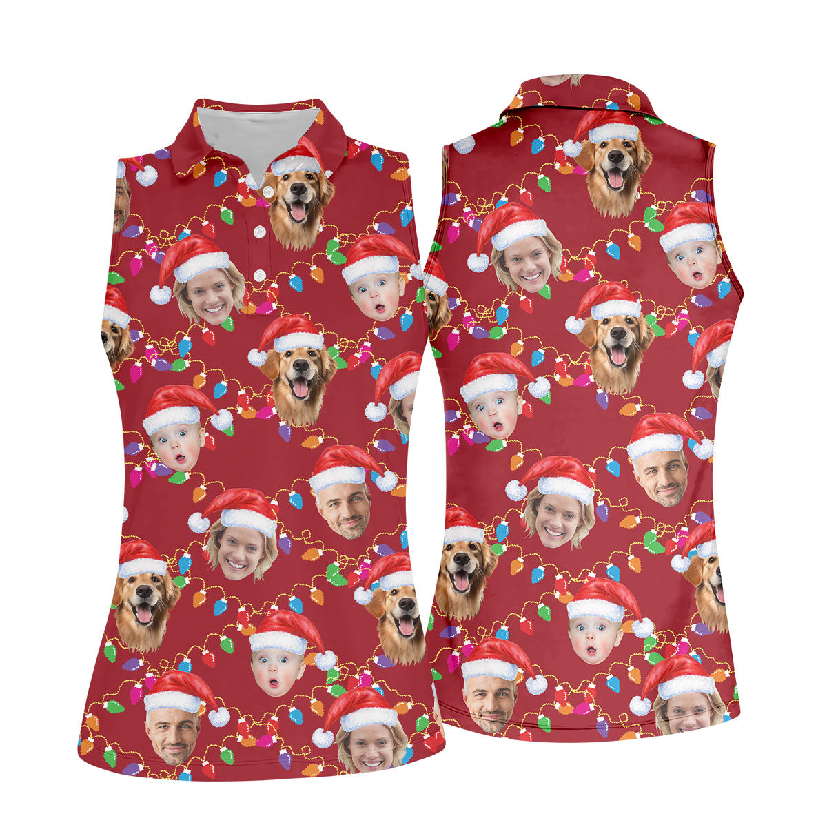 STYLE:Sleeveless Polo Shirt