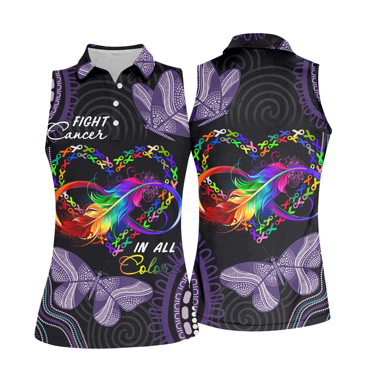 STYLE:Sleeveless Polo Shirt