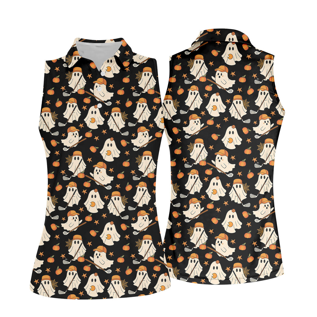 STYLE:Sleeveless Polo Shirt