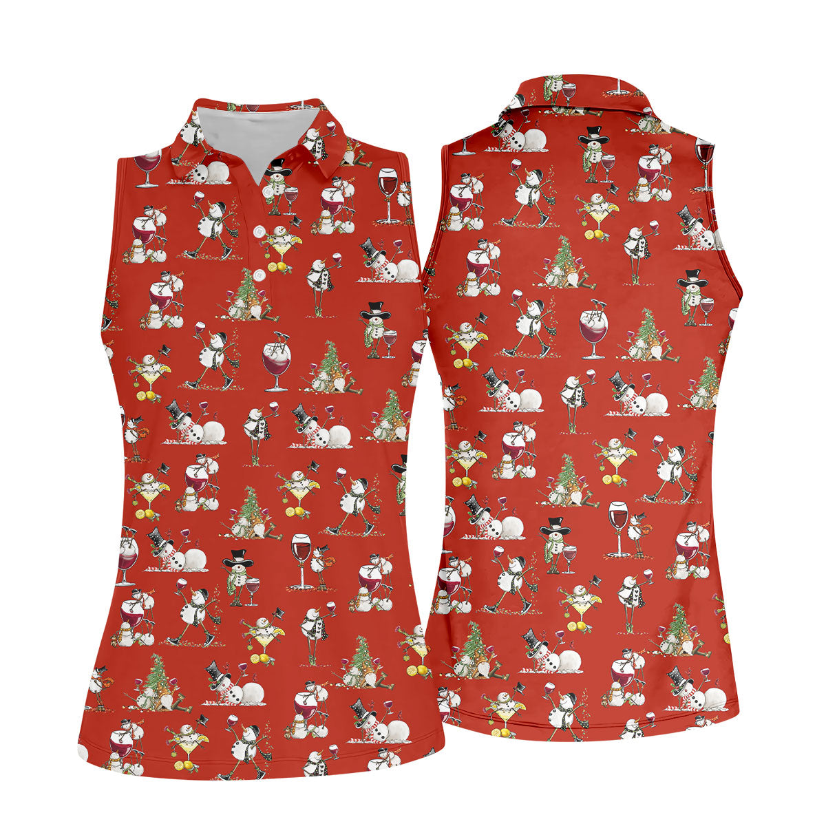 STYLE:Sleeveless Polo Shirt