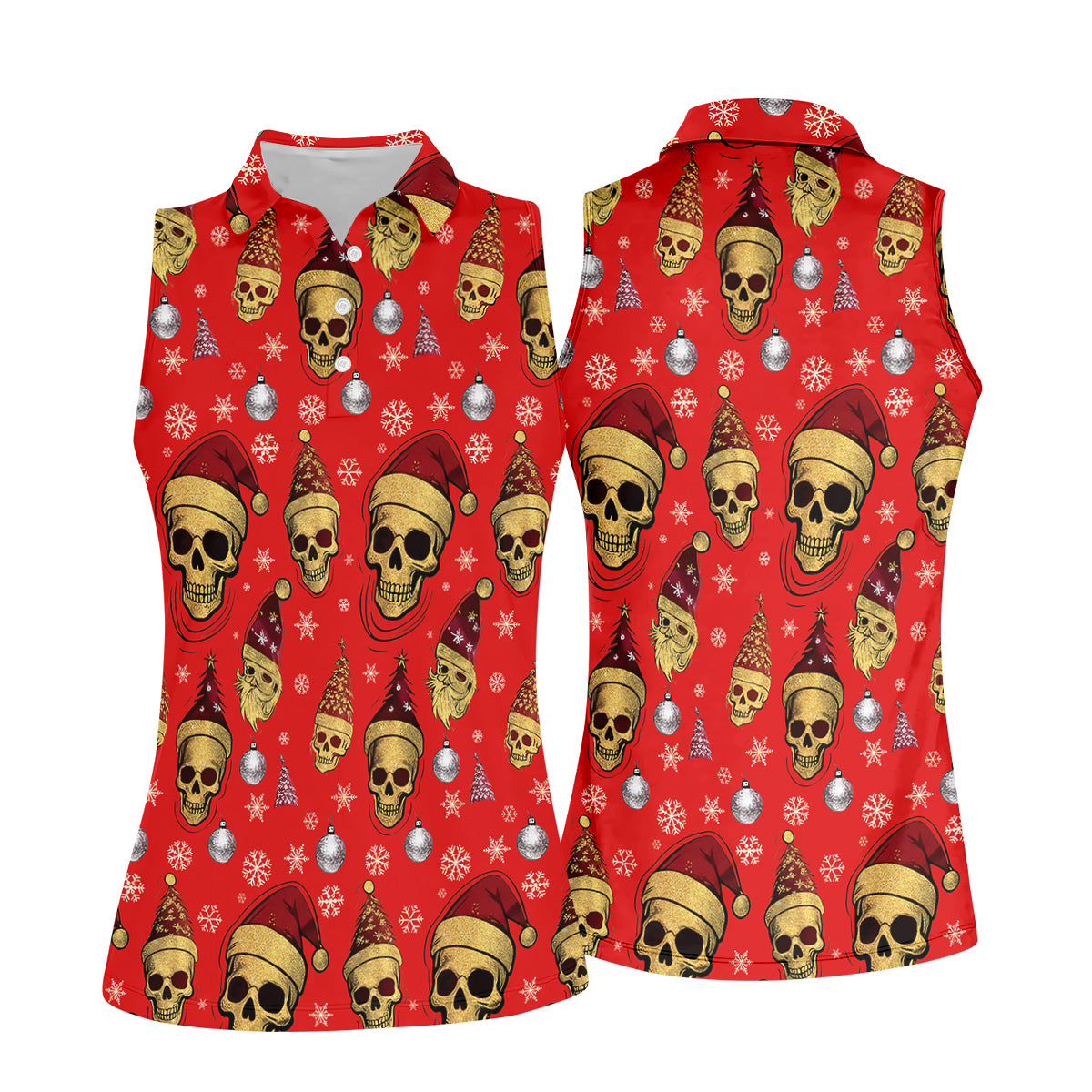 STYLE:Sleeveless Polo Shirt