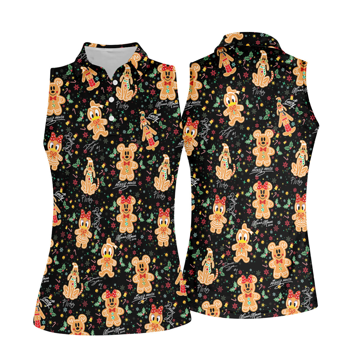 STYLE:Sleeveless Polo Shirt