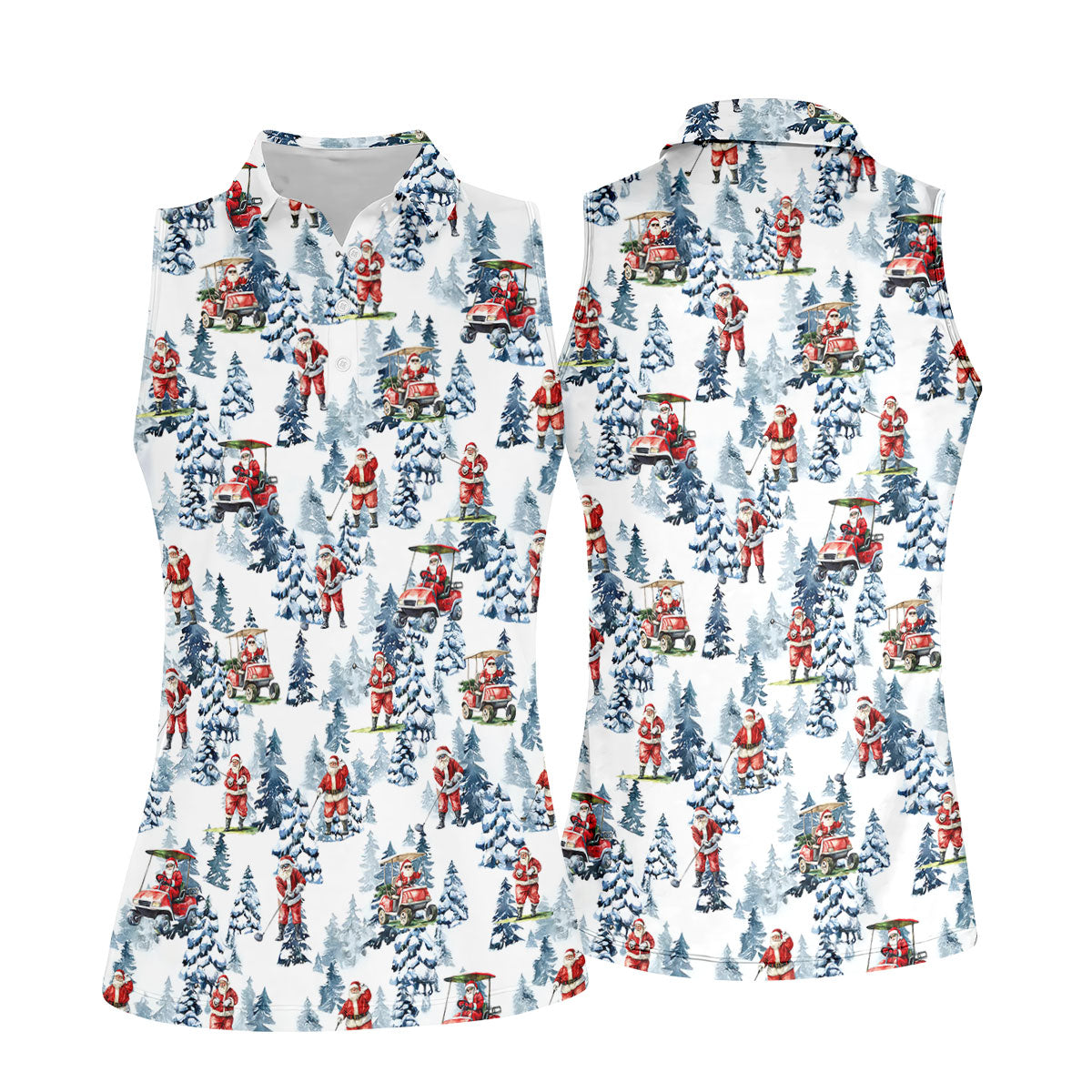 STYLE:Sleeveless Polo Shirt