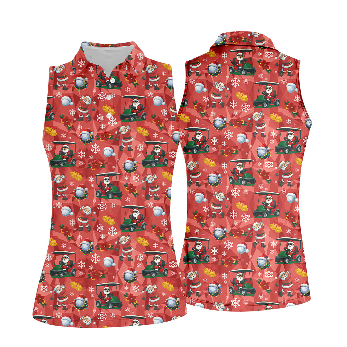 STYLE:Sleeveless Polo Shirt