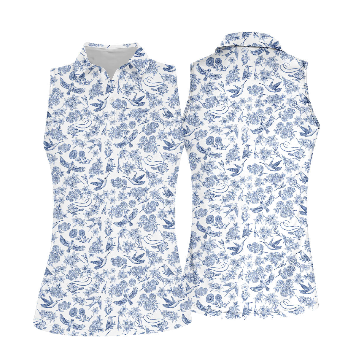 STYLE:Sleeveless Polo Shirt