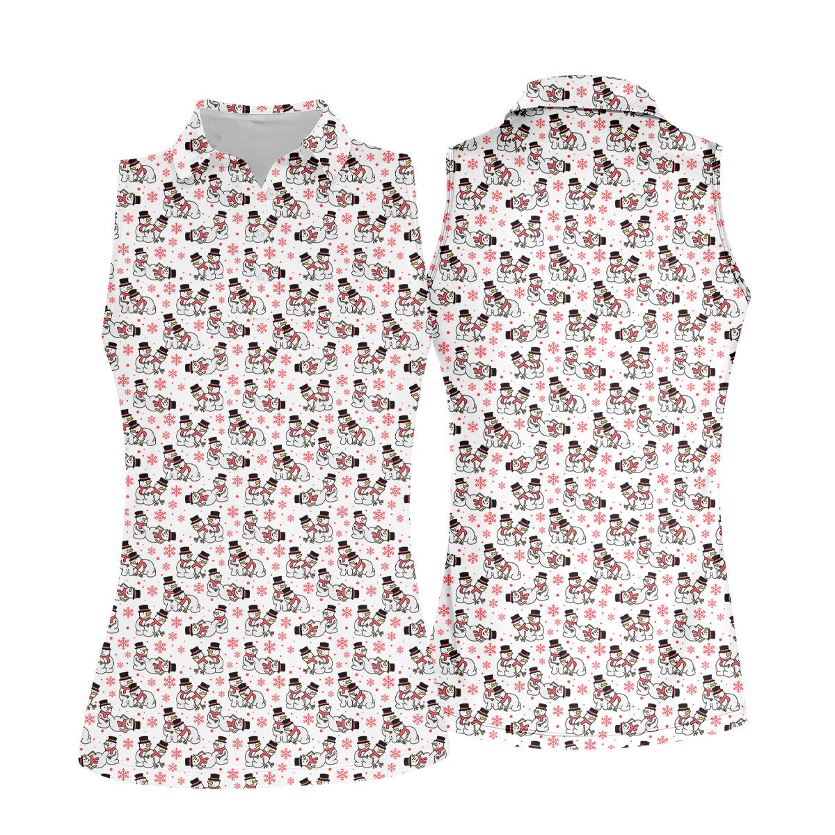 STYLE:Sleeveless Polo Shirt