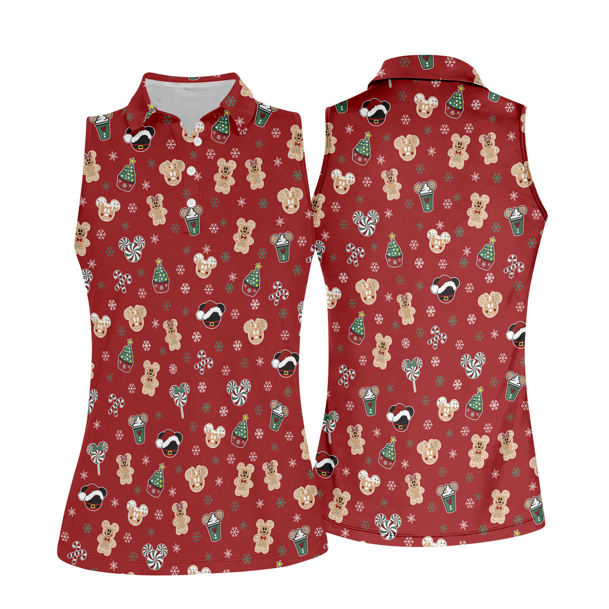 STYLE:Sleeveless Polo Shirt