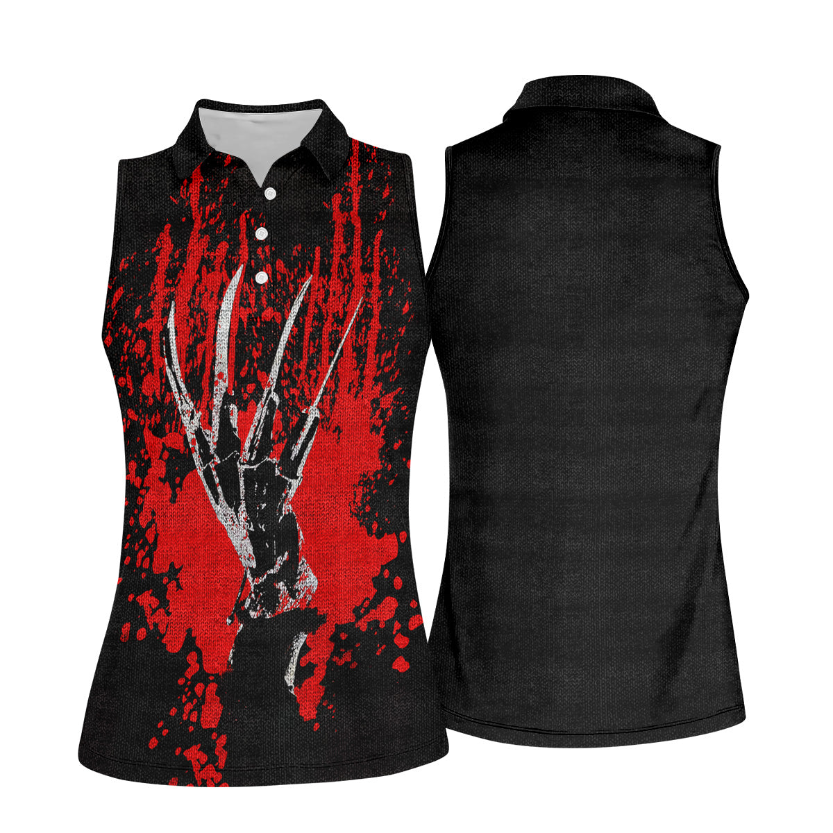 STYLE:Sleeveless Polo Shirt