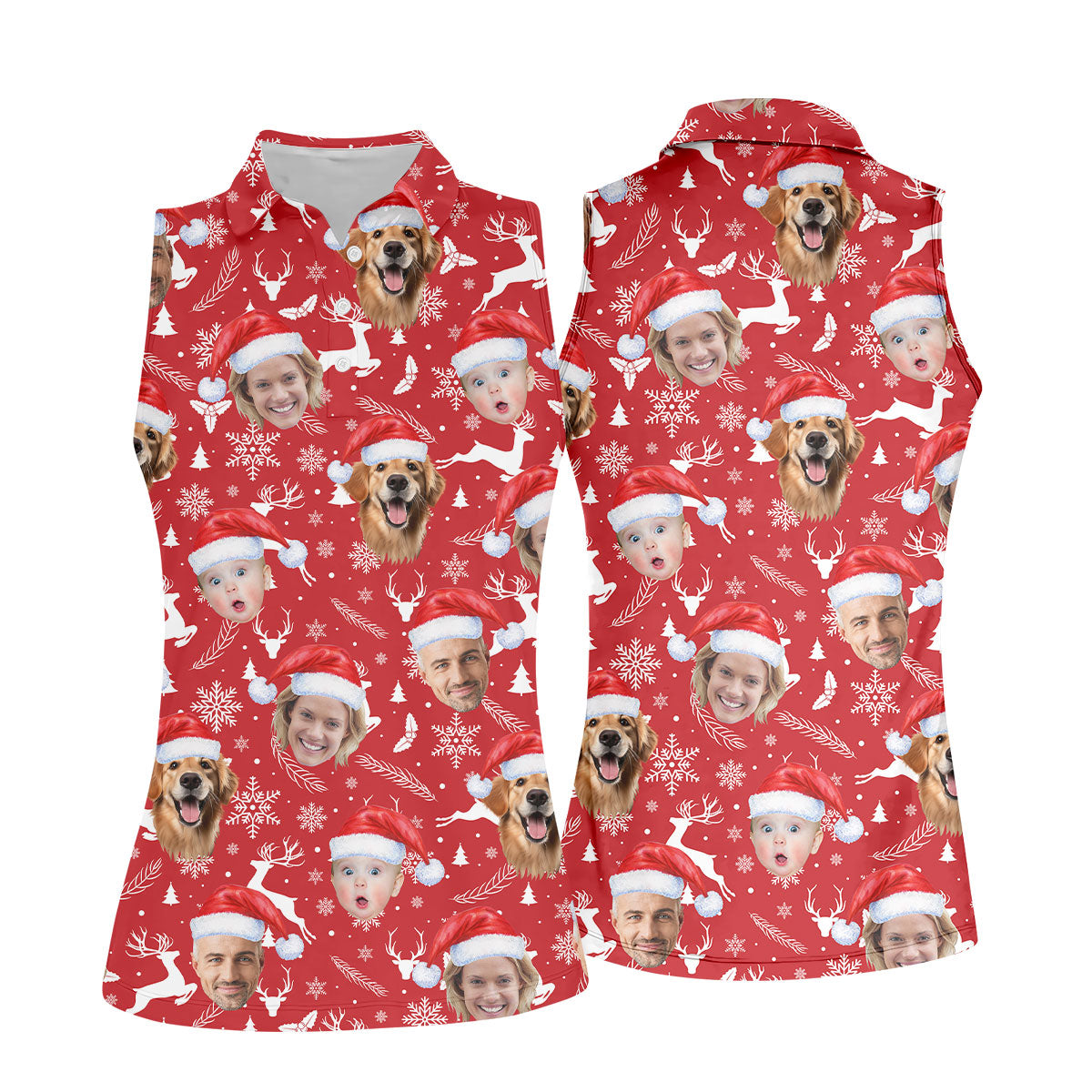 STYLE:Sleeveless Polo Shirt