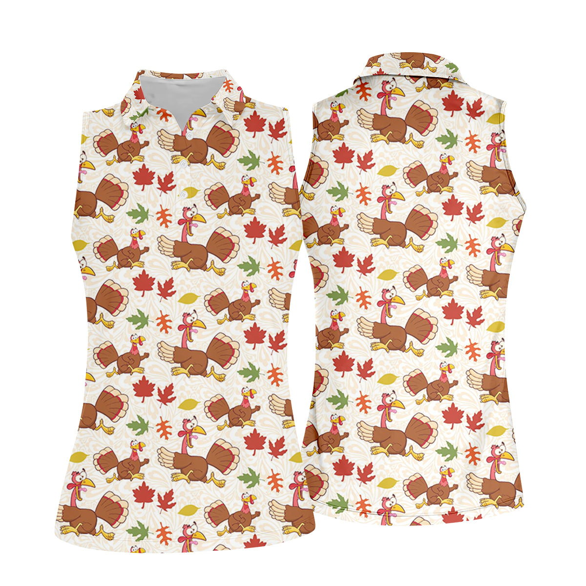 STYLE:Sleeveless Polo Shirt