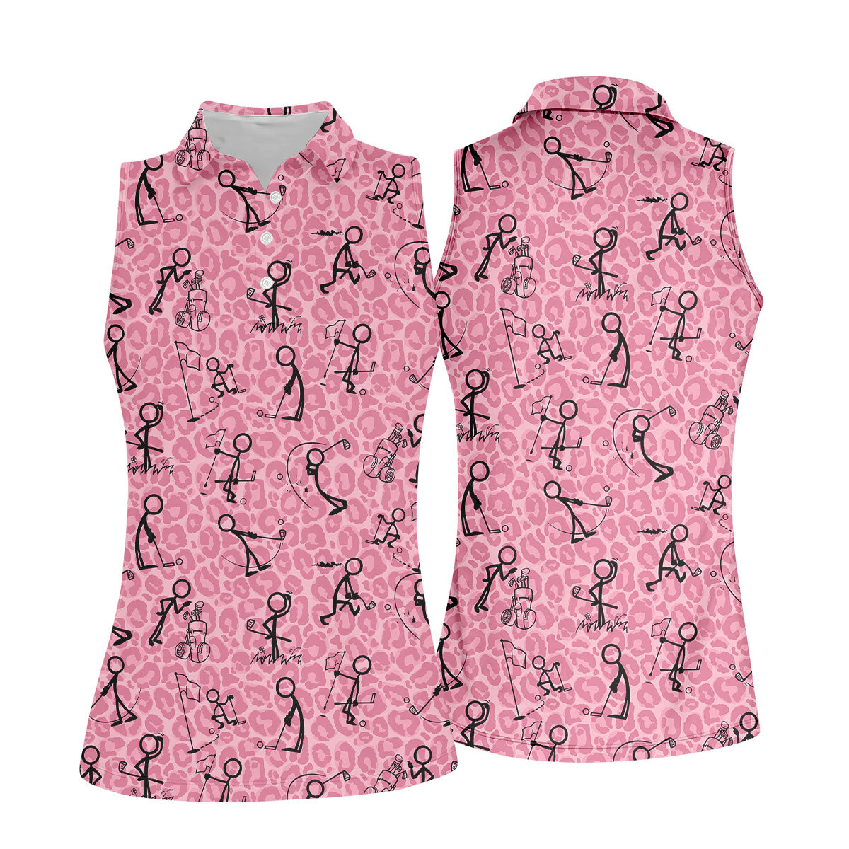 STYLE:Sleeveless Polo Shirt