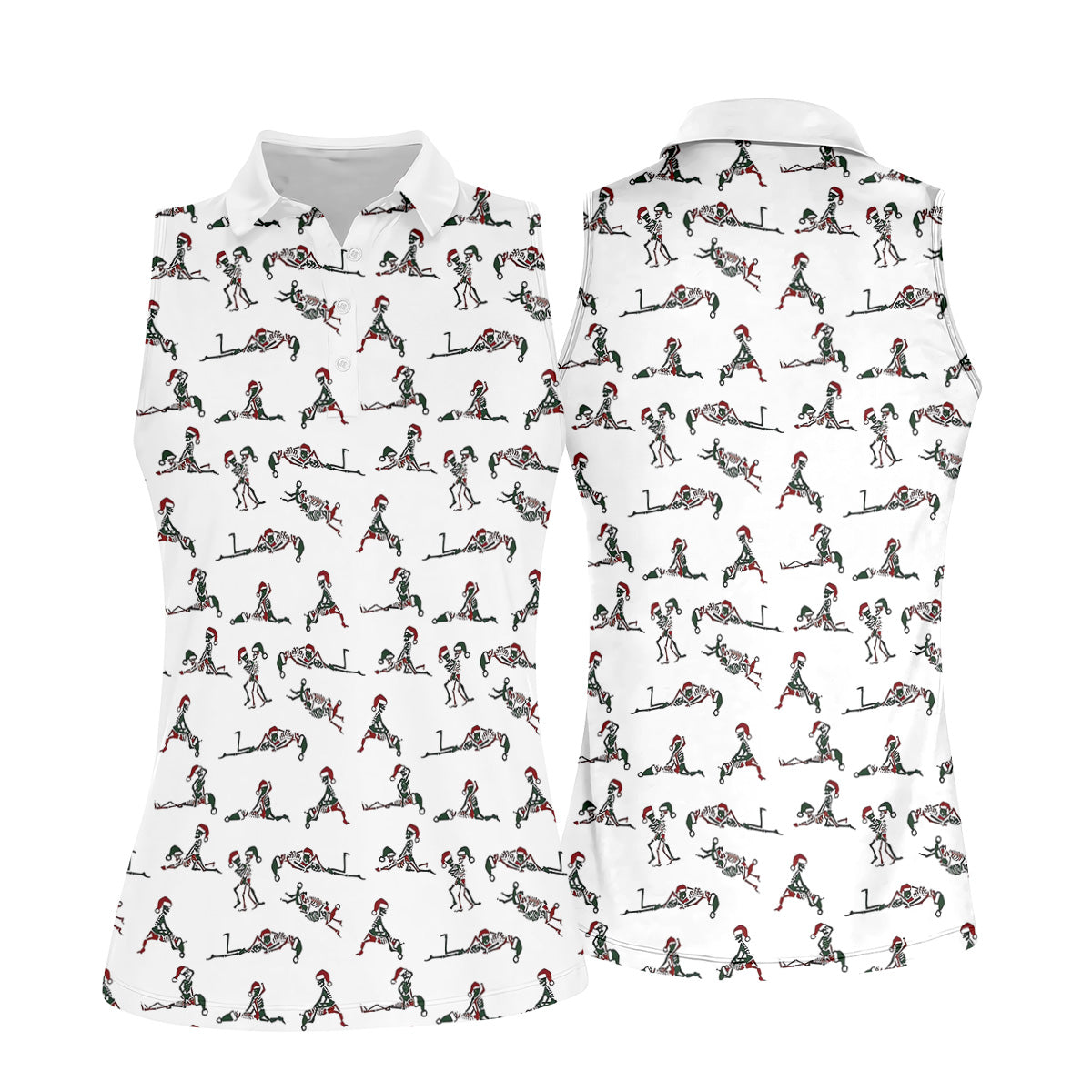 STYLE:Sleeveless Polo Shirt