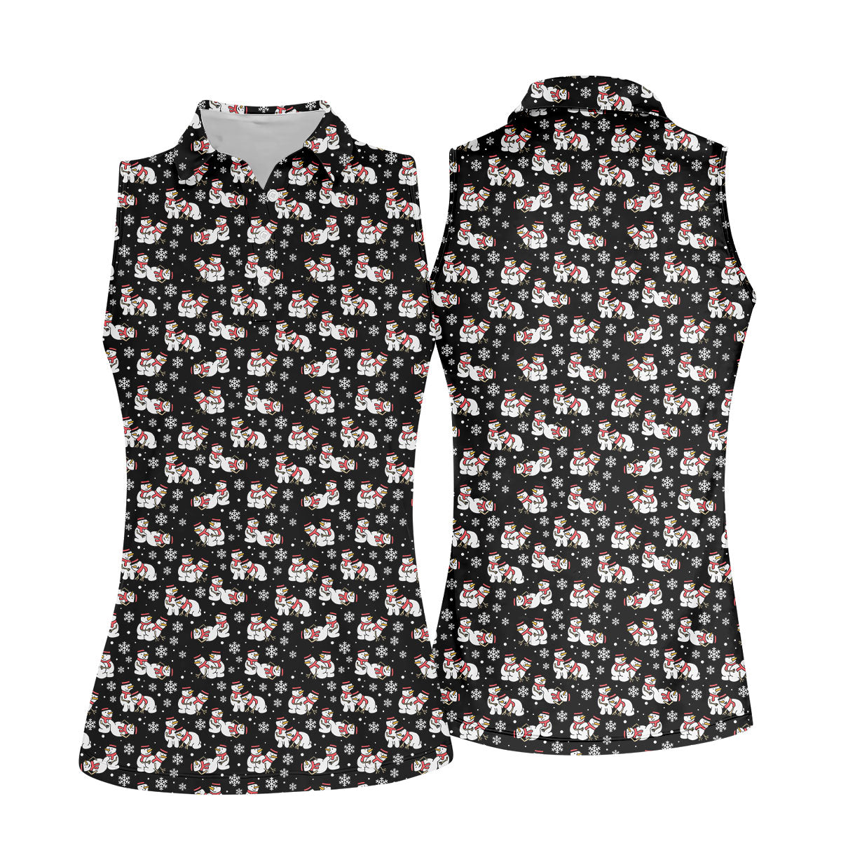 STYLE:Sleeveless Polo Shirt