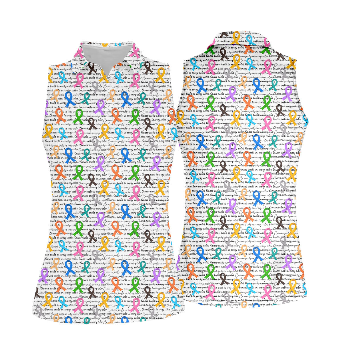 STYLE:Sleeveless Polo Shirt