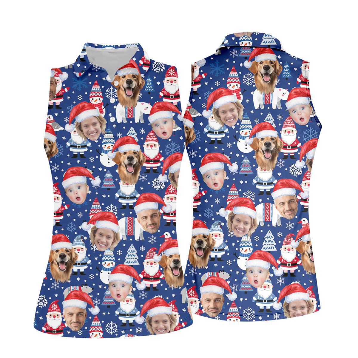 STYLE:Sleeveless Polo Shirt