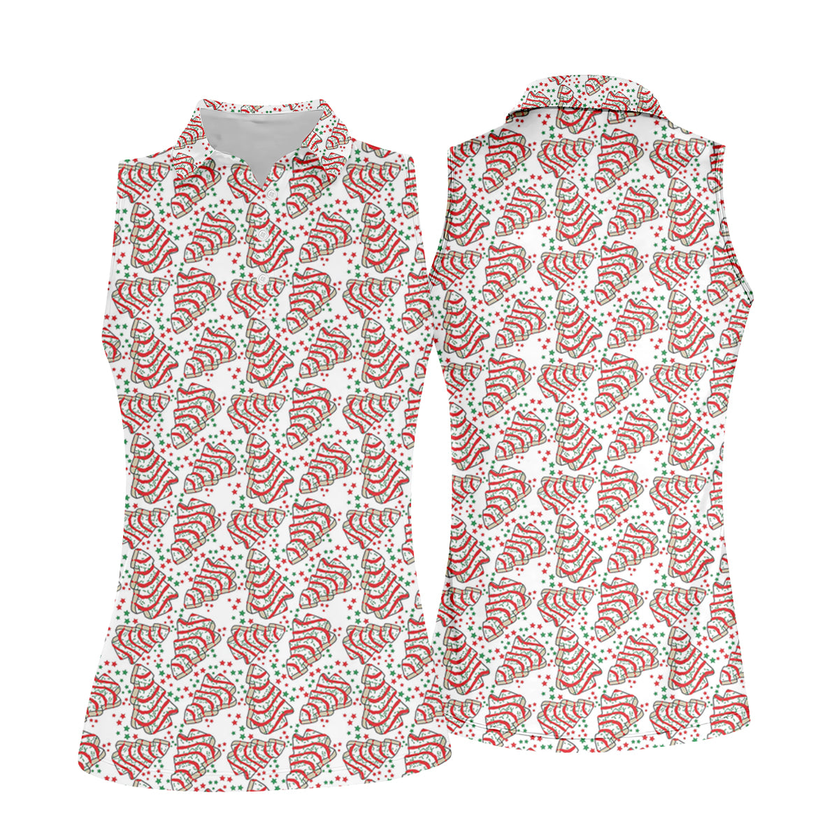 STYLE:Sleeveless Polo Shirt