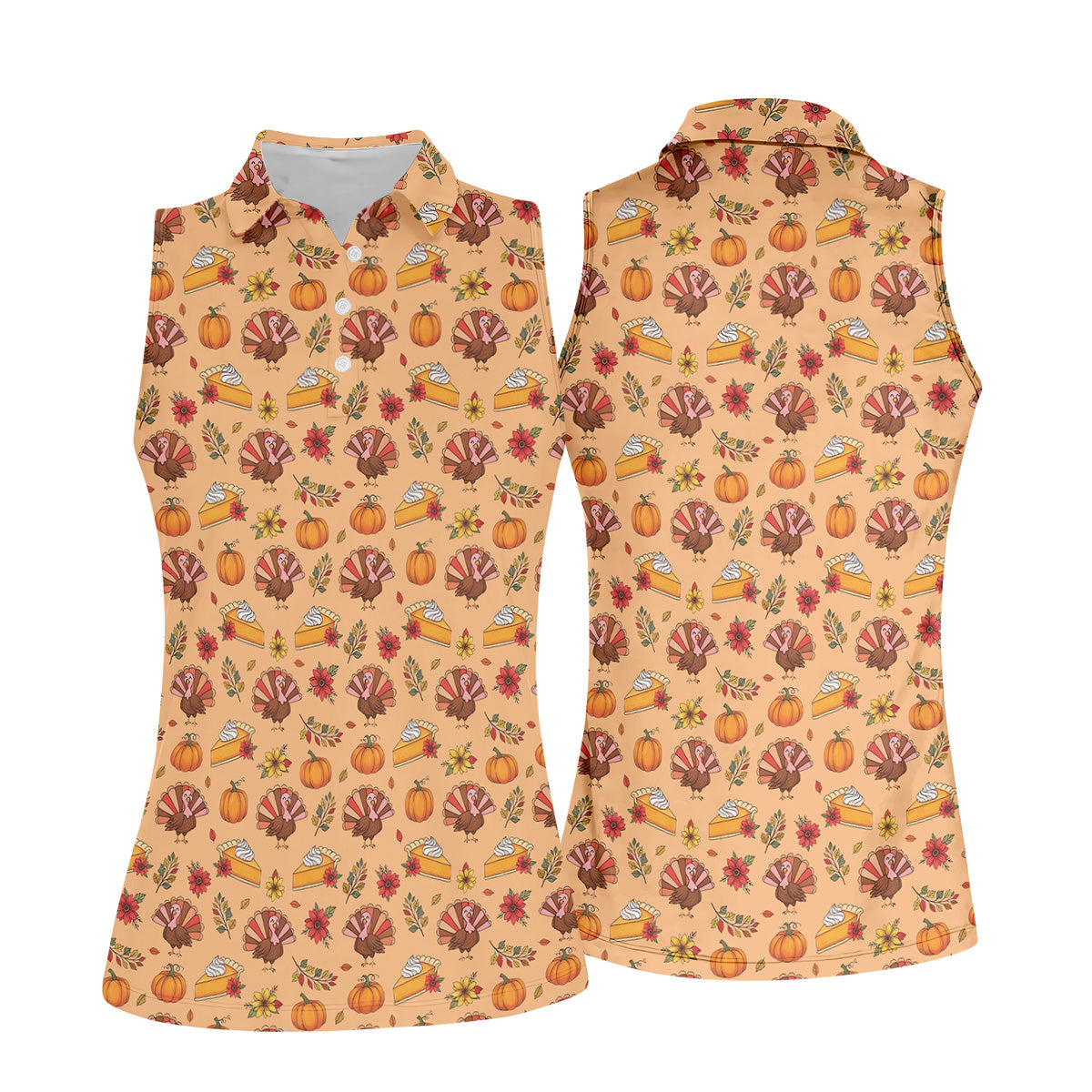 STYLE:Sleeveless Polo Shirt