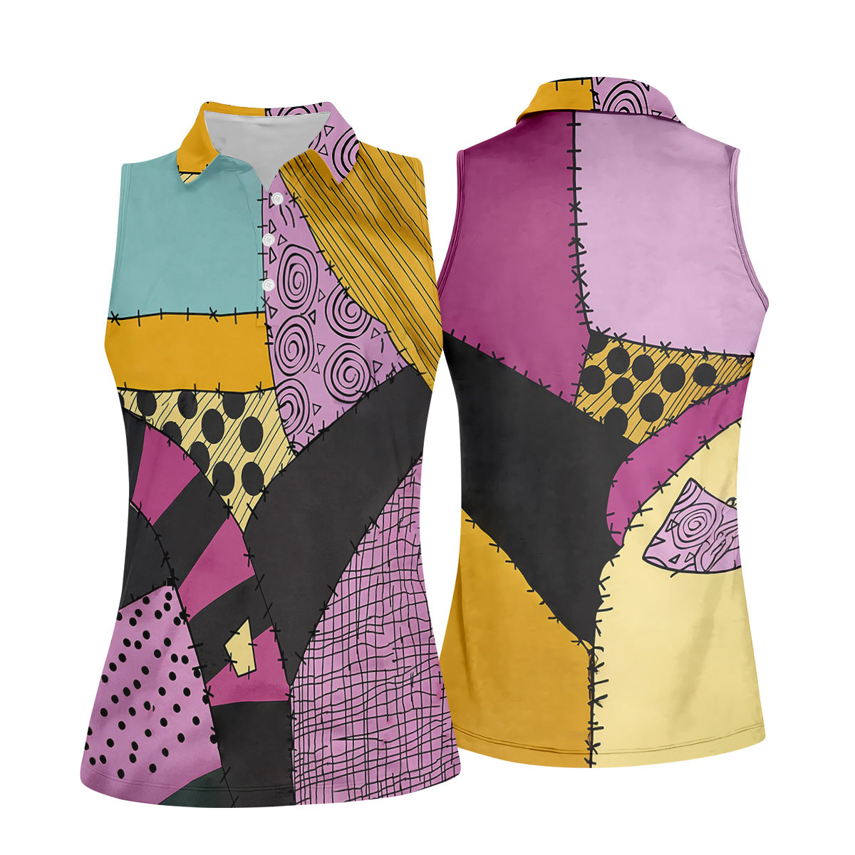 STYLE:Sleeveless Polo Shirt