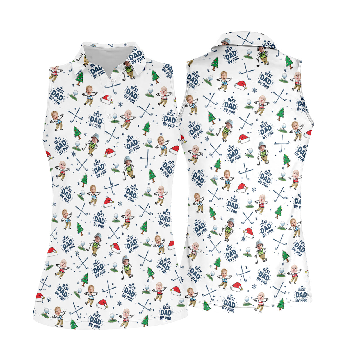 STYLE:Sleeveless Polo Shirt