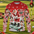 Santa Putt Golf Ugly Christmas Sweater - view 1