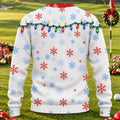 Golf Ball Tree Ugly Christmas Sweater - view 2