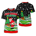 Christmas Stop Looking At My Putt Golf Shirt, Mens Golf Polo, Golf Shirts For Men