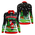 Christmas Stop Looking At My Putt Golf Shirt, Ladies Golf Shirts, Ladies Golf Apparel
